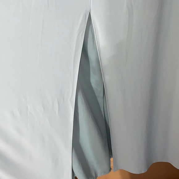 Bridesmaid dress David’s bridal *Dusty sage* alteration to the bottom 1 inch. - Picture 4 of 7